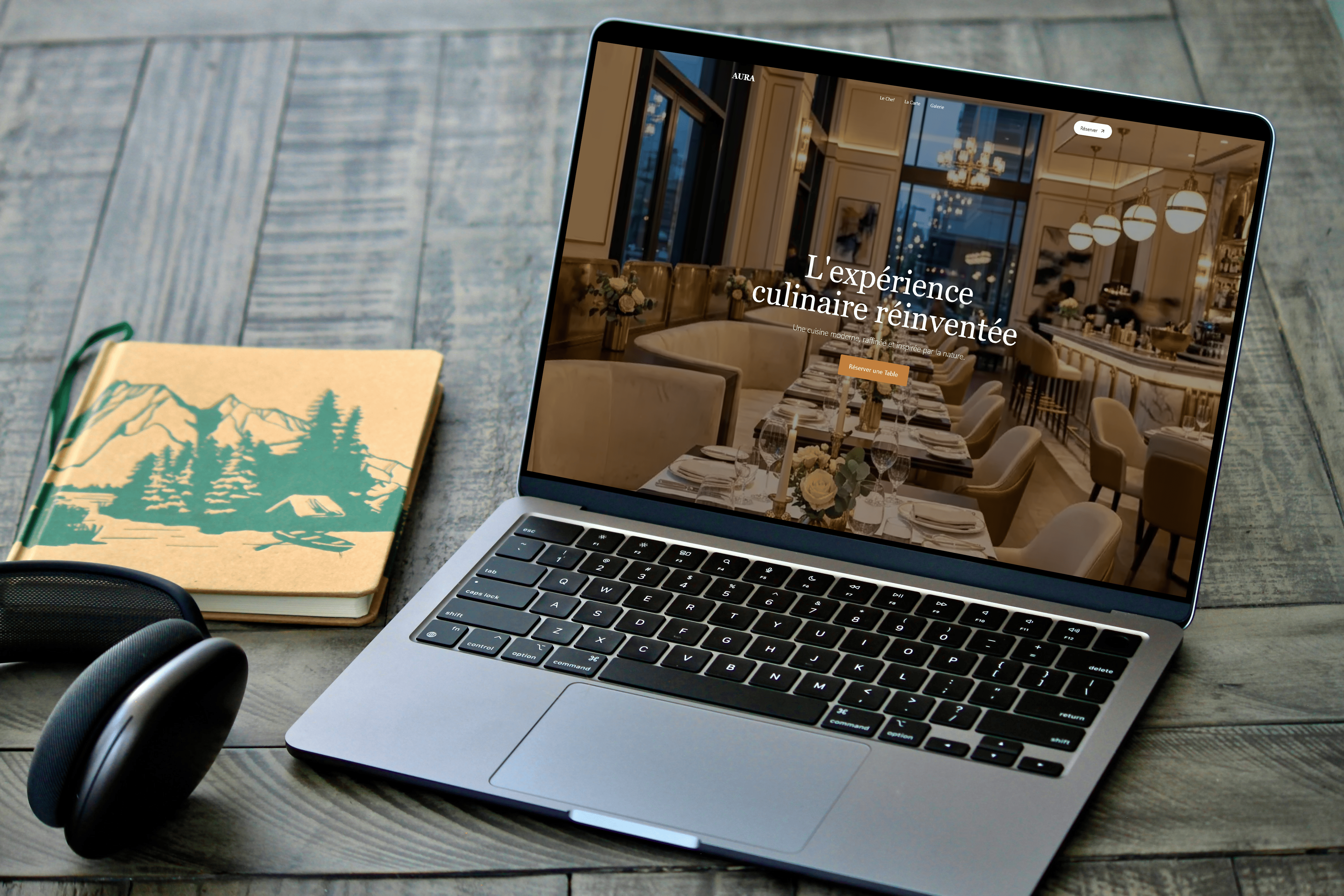 Aperçu du projet : Restaurant Gastronomique - CMS & Réservations